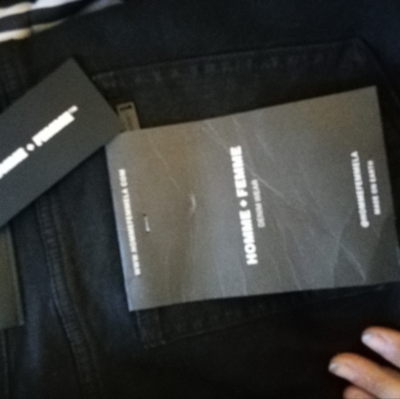 HOMME + FEMME JEANS ( mens black SIZE:36 ) - Picture 4 of 6